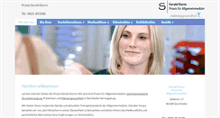 Desktop Screenshot of praxis-storm.de
