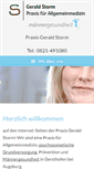 Mobile Screenshot of praxis-storm.de